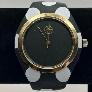 Black & Gold Pokeadot Watch